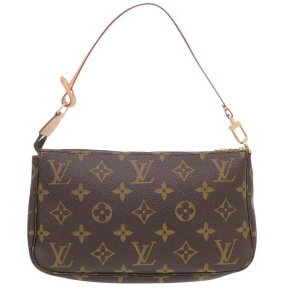 LOUIS VUITTON Brown Monogram Pochette Pouch - Picture 3 of 9